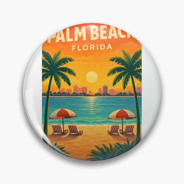 Item preview, Palm Beach Florida View near West Palm Beach and Worth Avenue designed and sold by Aryabek.