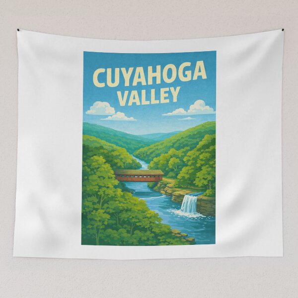 Item preview, Cuyahoga Valley with its River near Cleveland and Akron in Ohio designed and sold by Aryabek.