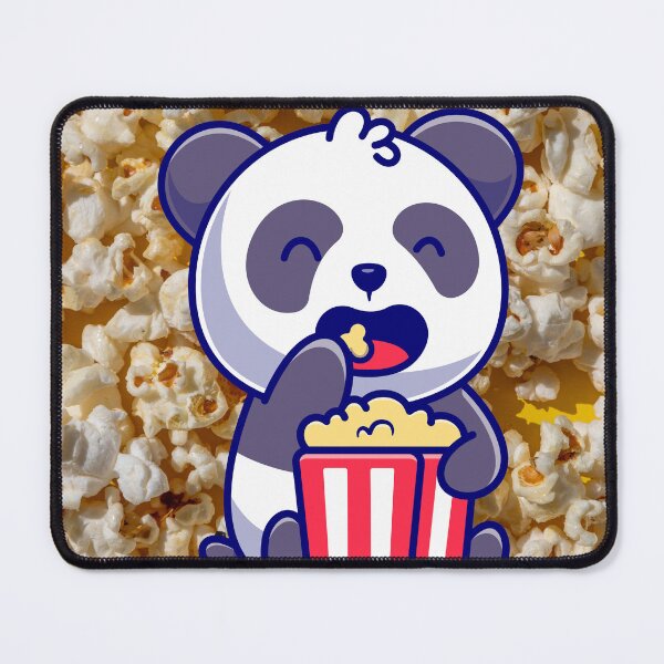 Item preview, Cute Panda Eating Popcorn designed and sold by Sillytoe.