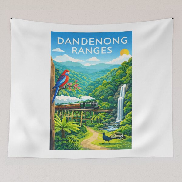 Item preview, Dandenong Ranges near Mount Dandenong and Puffing Billy Railway in Victoria Australia designed and sold by Aryabek.