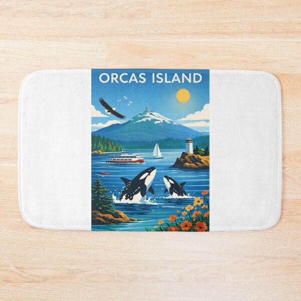 Item preview, Orcas Island in San Juan Islands near Mount Constitution and Moran State Park Washington designed and sold by Aryabek.