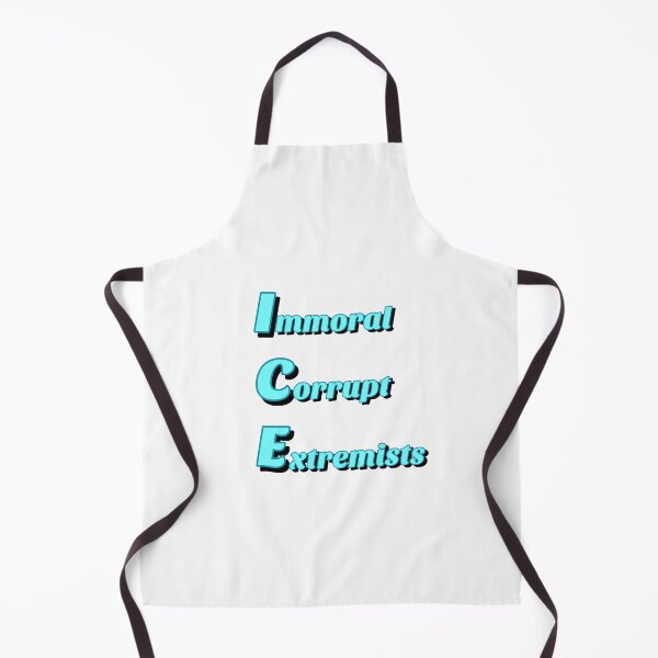 Item preview, ICE: Immoral. Corrupt. Extremists. - Simple Letter Print Edition designed and sold by DesignsByADiva.