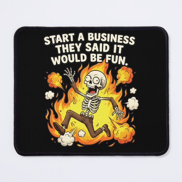 Item preview, Funny Skeleton Entrepreneur  designed and sold by Meryem Mamouni.
