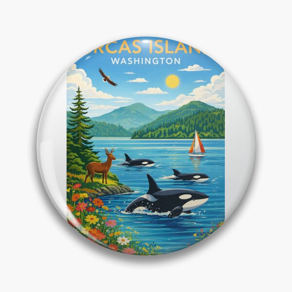 Item preview, Orcas Island near Mount Constitution and Moran State Park Washington designed and sold by Aryabek.