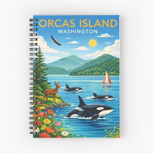 Item preview, Orcas Island near Mount Constitution and Moran State Park Washington designed and sold by Aryabek.