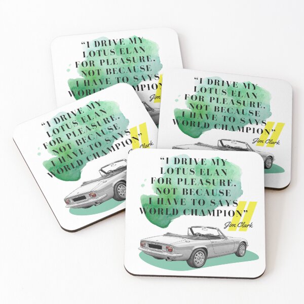 Item preview, Lotus Elan - Jim Clark Quote designed and sold by Fuel-Shirts.