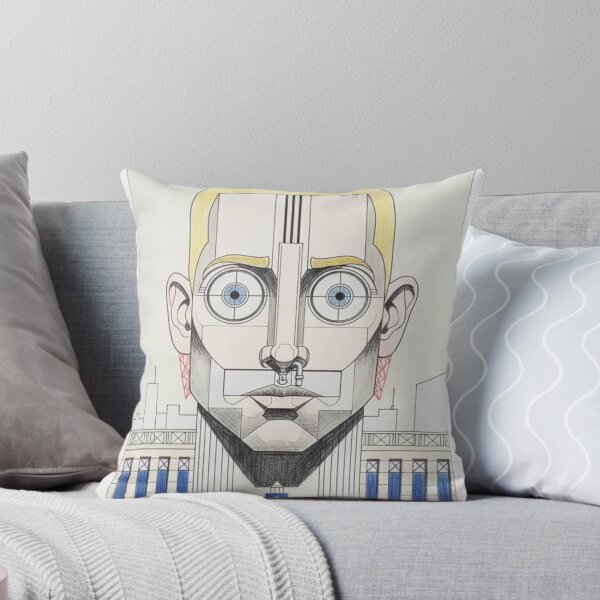 Item preview, Futuristic Pop Icon – Surreal Architectural Portrait designed and sold by ReVYBE.