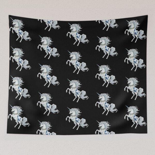 Item preview, Scottish Unicorn National Animal Art Saltire Pride Gift designed and sold by ArcanePrintsxo.