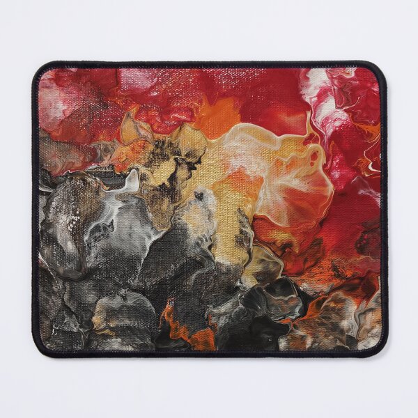 Item preview, Resurgence | Red and Gold Abstract Fluid Art | Abstract Painting designed and sold by MyArtYourProducts.