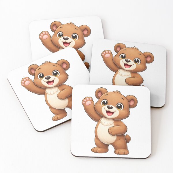 Item preview, Cute Teddy Bear Waving Hello designed and sold by PriyankaSonara.