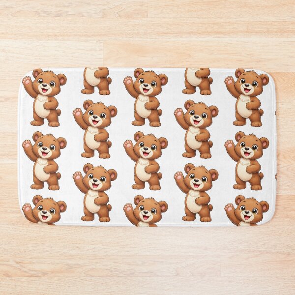 Item preview, Cute Teddy Bear Waving Hello designed and sold by PriyankaSonara.