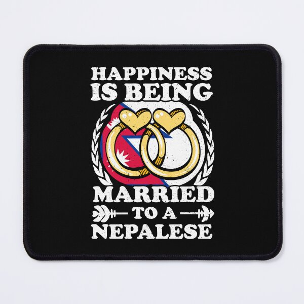 Item preview, Happiness Is Being Married To A Nepalese designed and sold by GabbyKash.