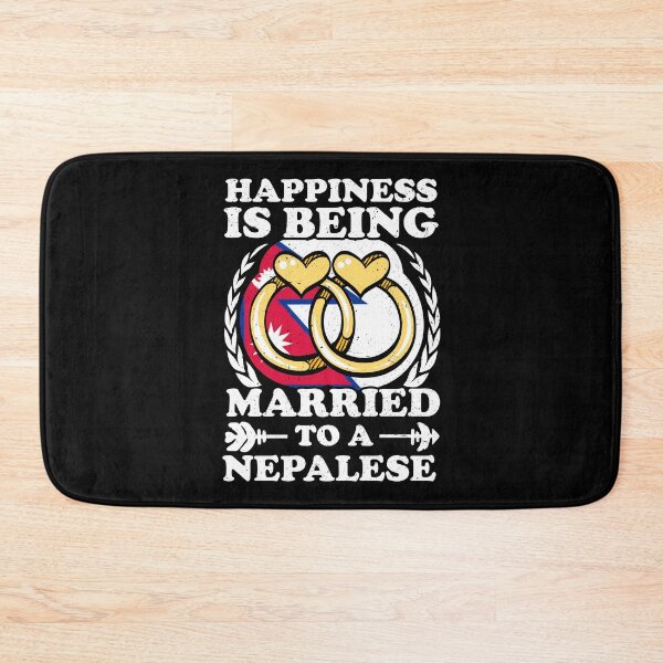 Item preview, Happiness Is Being Married To A Nepalese designed and sold by GabbyKash.