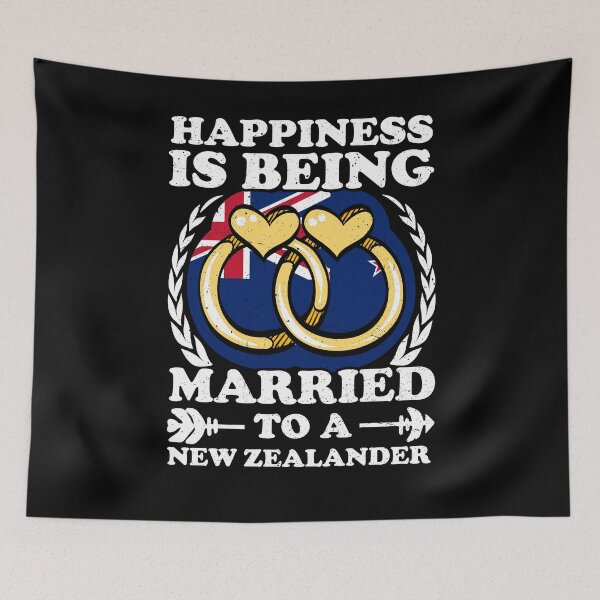 Item preview, Happiness Is Being Married To A New Zealander designed and sold by GabbyKash.