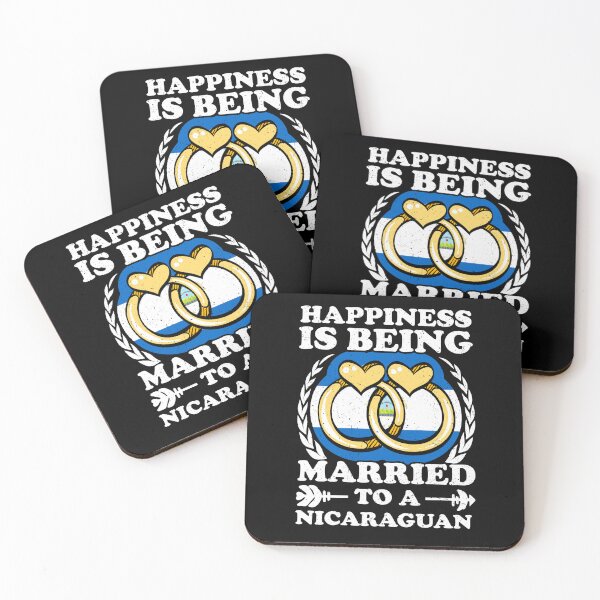Item preview, Happiness Is Being Married To A Nicaraguan designed and sold by GabbyKash.