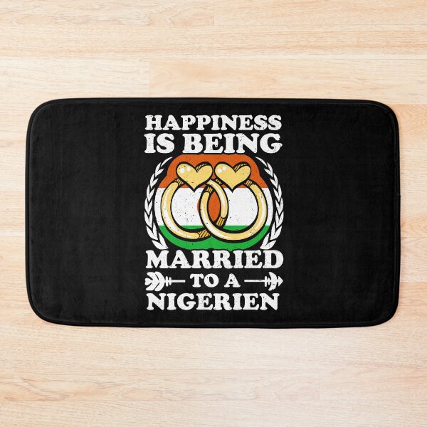 Item preview, Happiness Is Being Married To A Nigerien designed and sold by GabbyKash.