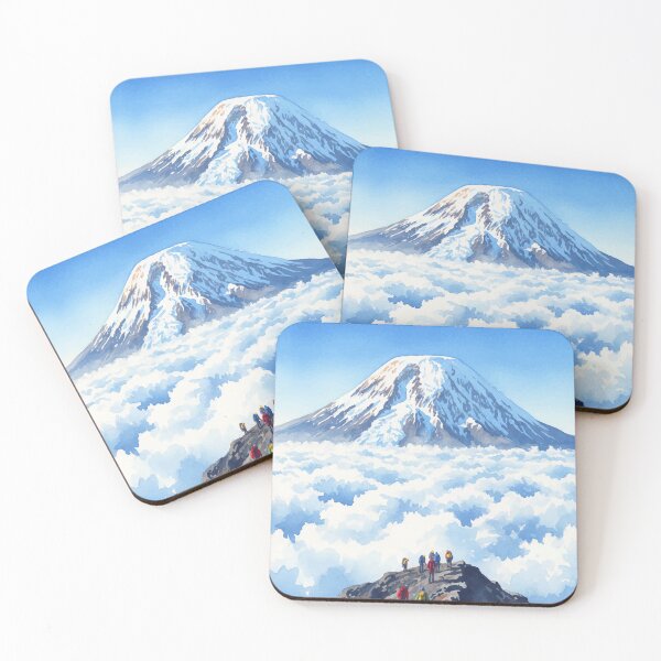Item preview, Mount Kilimanjaro Tanzania - Snow Capped Vector Peak designed and sold by TheDesignDen21.
