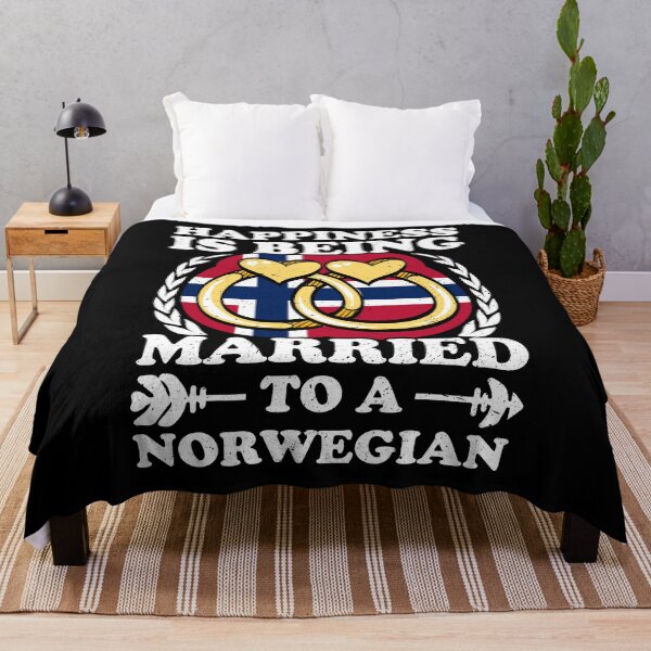 Item preview, Happiness Is Being Married To A Norwegian designed and sold by GabbyKash.