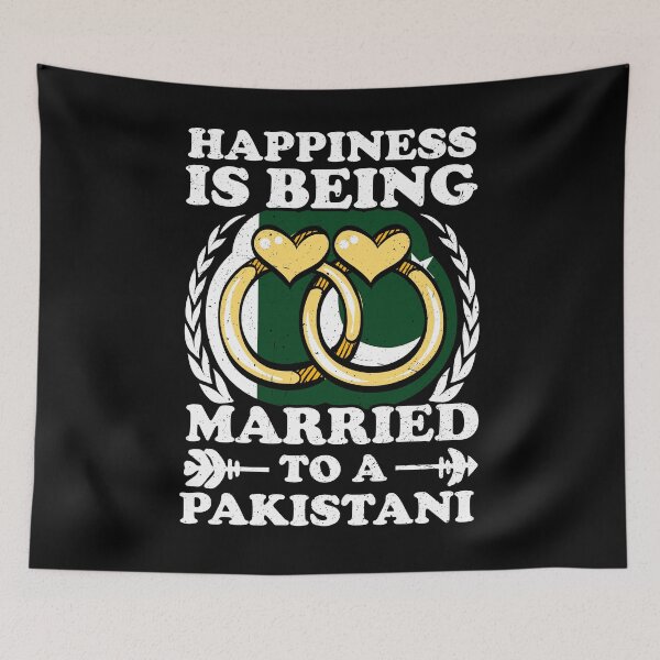 Item preview, Happiness Is Being Married To A Pakistani designed and sold by GabbyKash.