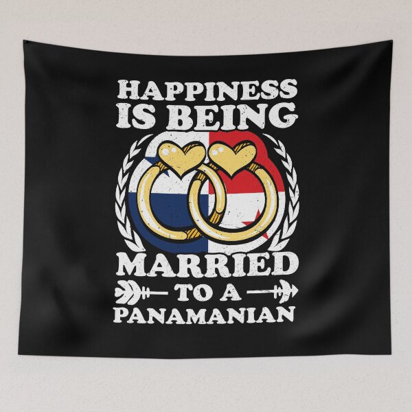 Item preview, Happiness Is Being Married To A Panamanian designed and sold by GabbyKash.