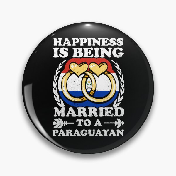 Item preview, Happiness Is Being Married To A Paraguayan designed and sold by GabbyKash.