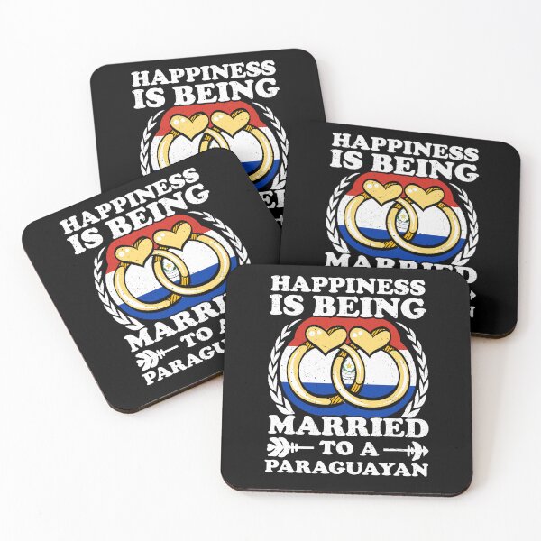 Item preview, Happiness Is Being Married To A Paraguayan designed and sold by GabbyKash.