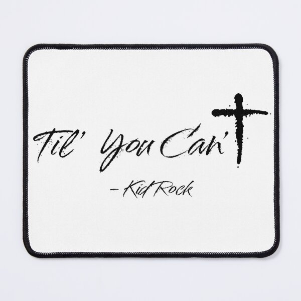 Item preview, Til You Can’t Inspirational Cross Rock Lyric Graphic Classic T-Shirt designed and sold by BelindaVDavis.