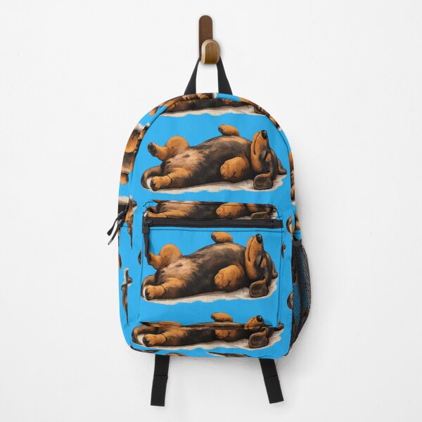 Item preview, Dachshund Napping – Belly Up Relaxed Sausage Dog designed and sold by OneMoments.