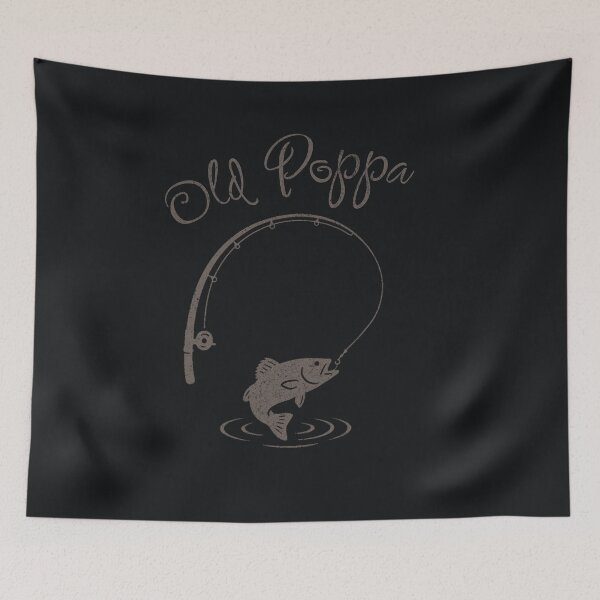 Item preview, Old Papa Hooked on Fishing designed and sold by donwillisjrart.