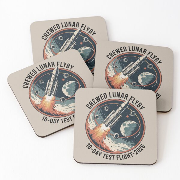 Item preview, space - moon - lunar flyby - moon mission - crewed mission - spaceflight - astronaut - crewed lunar flyby - rocket - spacecraft - capsule - orbit - exploration - lunar - moon lover  designed and sold by JansenGS.