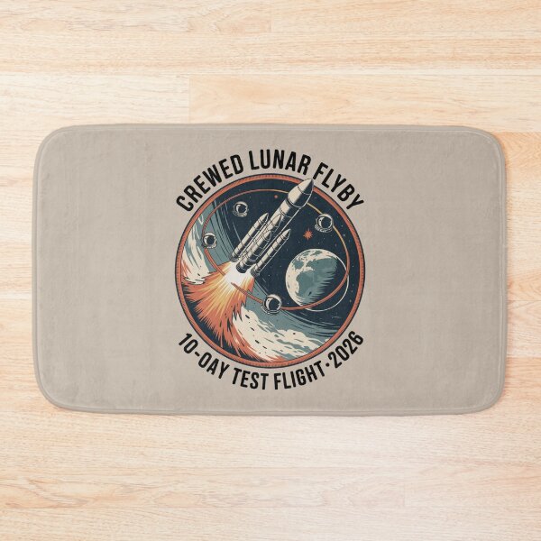 Item preview, space - moon - lunar flyby - moon mission - crewed mission - spaceflight - astronaut - crewed lunar flyby - rocket - spacecraft - capsule - orbit - exploration - lunar - moon lover  designed and sold by JansenGS.