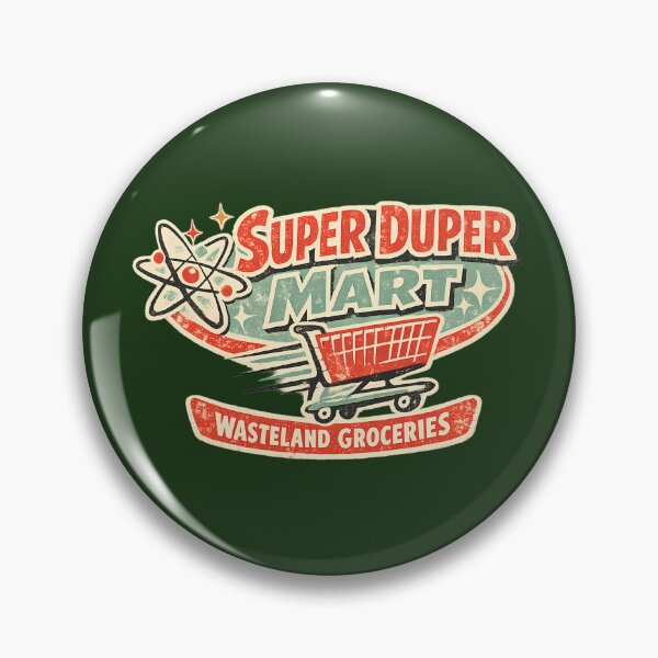 Item preview, Super Duper Mart Retro Atomic Wasteland Groceries designed and sold by agearb.