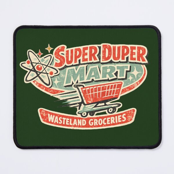 Item preview, Super Duper Mart Retro Atomic Wasteland Groceries designed and sold by agearb.