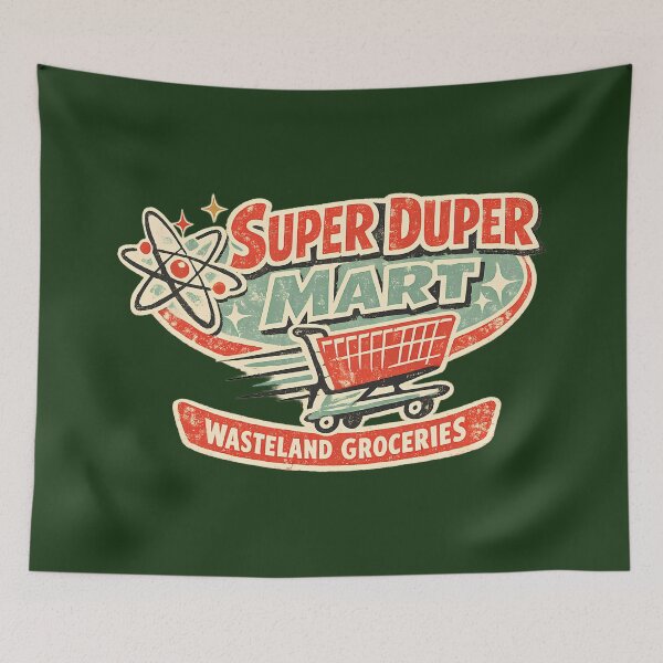 Item preview, Super Duper Mart Retro Atomic Wasteland Groceries designed and sold by agearb.