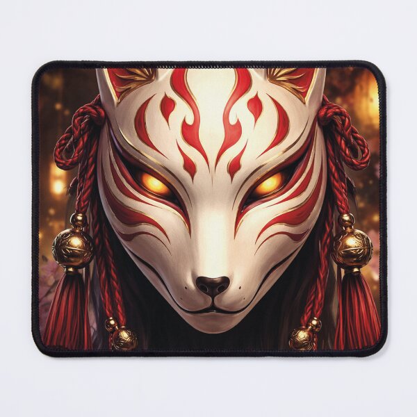 Item preview, Mystical Kitsune Mask – Japanese Folk Art designed and sold by Mauswohn.