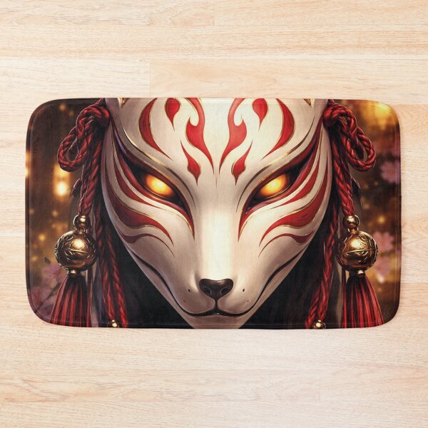 Item preview, Mystical Kitsune Mask – Japanese Folk Art designed and sold by Mauswohn.