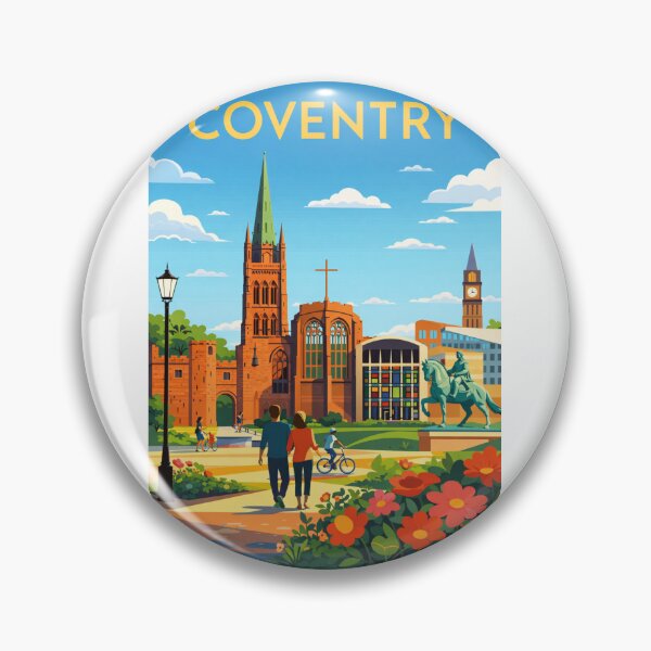 Item preview, Coventry Cathedral, Holy Trinity Church and Broadgate in Coventry City Centre designed and sold by Aryabek.