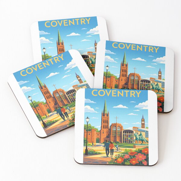 Item preview, Coventry Cathedral, Holy Trinity Church and Broadgate in Coventry City Centre designed and sold by Aryabek.