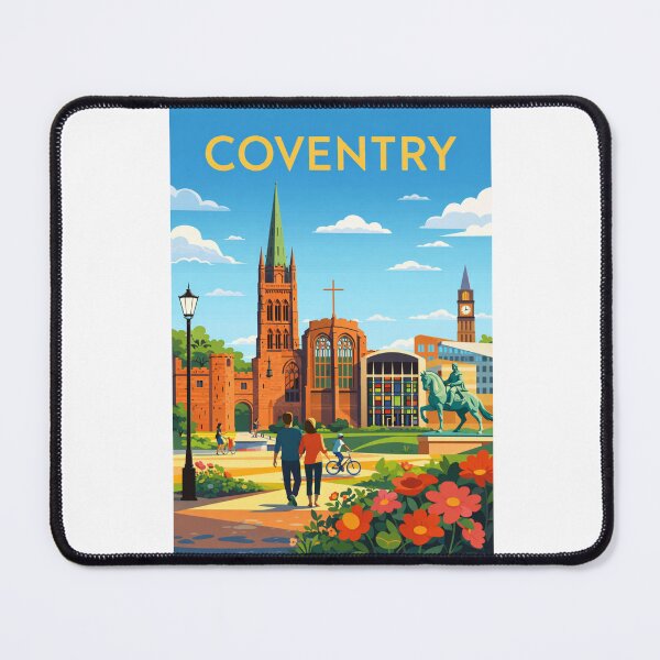 Item preview, Coventry Cathedral, Holy Trinity Church and Broadgate in Coventry City Centre designed and sold by Aryabek.