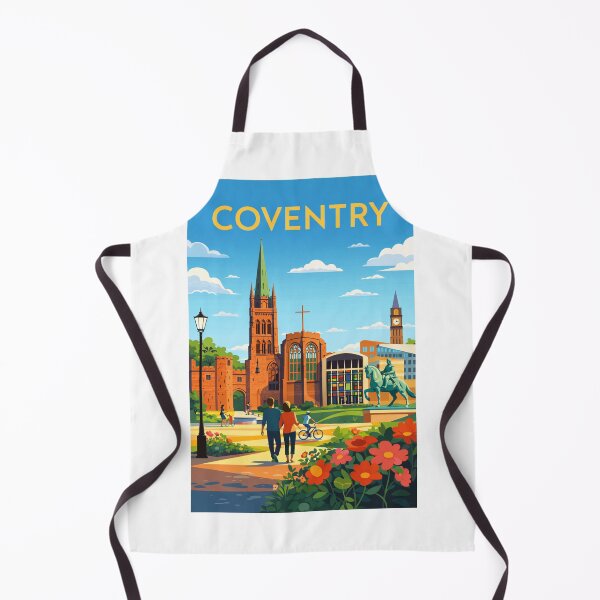 Item preview, Coventry Cathedral, Holy Trinity Church and Broadgate in Coventry City Centre designed and sold by Aryabek.