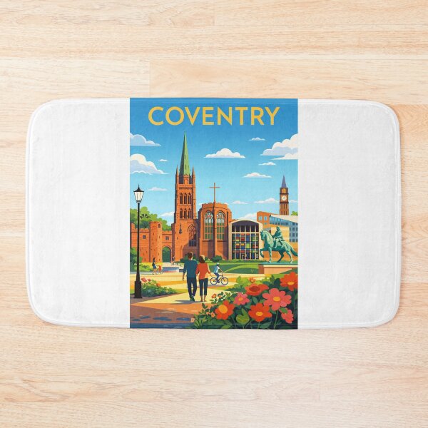 Item preview, Coventry Cathedral, Holy Trinity Church and Broadgate in Coventry City Centre designed and sold by Aryabek.