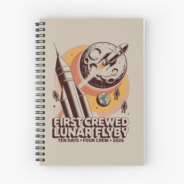 Item preview, space - moon - lunar flyby - moon mission - crewed mission - spaceflight - astronaut - crewed lunar flyby - rocket - spacecraft - capsule - orbit - exploration - lunar - moon lover  designed and sold by JansenGS.