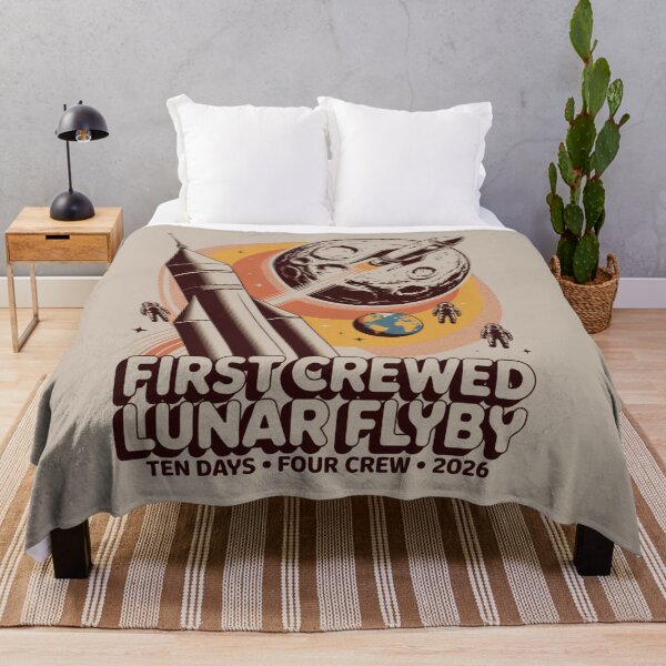 Item preview, space - moon - lunar flyby - moon mission - crewed mission - spaceflight - astronaut - crewed lunar flyby - rocket - spacecraft - capsule - orbit - exploration - lunar - moon lover  designed and sold by JansenGS.