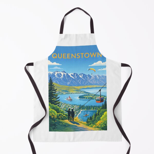 Item preview, Queenstown and Lake Wakatipu with The Remarkables designed and sold by Aryabek.