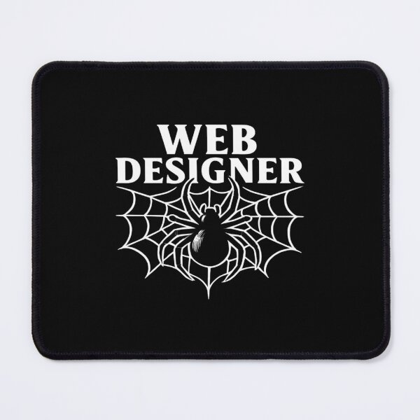 Item preview, Creative “Web Designer” Spider‑Web Illustration with Clever Tech Pun for Developers & Creatives designed and sold by Bright Nest Studio.