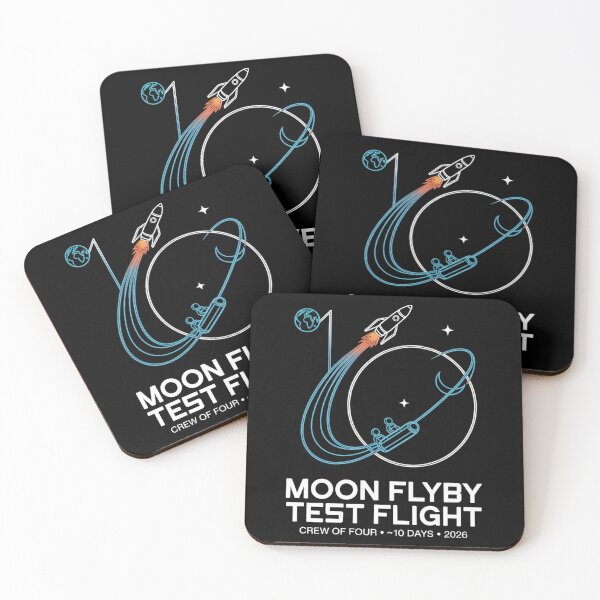 Item preview, space - moon - lunar flyby - moon mission - crewed mission - spaceflight - astronaut - crewed lunar flyby - rocket - spacecraft - capsule - orbit - exploration - lunar - moon lover  designed and sold by JansenGS.
