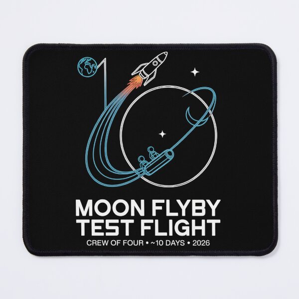 Item preview, space - moon - lunar flyby - moon mission - crewed mission - spaceflight - astronaut - crewed lunar flyby - rocket - spacecraft - capsule - orbit - exploration - lunar - moon lover  designed and sold by JansenGS.