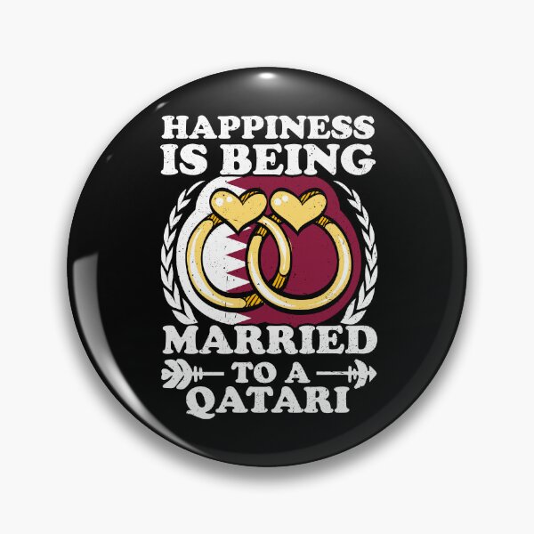 Item preview, Happiness Is Being Married To A Qatari designed and sold by GabbyKash.
