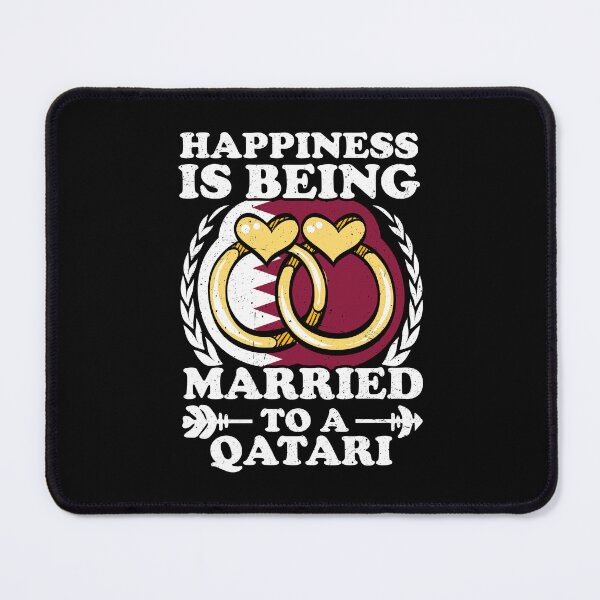 Item preview, Happiness Is Being Married To A Qatari designed and sold by GabbyKash.