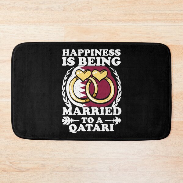 Item preview, Happiness Is Being Married To A Qatari designed and sold by GabbyKash.